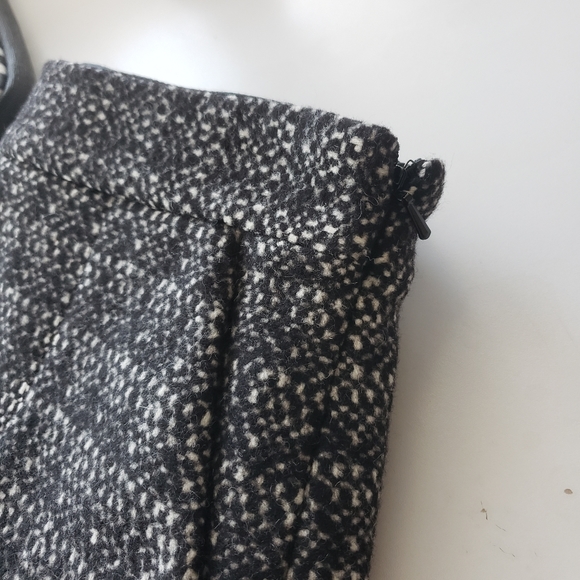 Theory Cashmere Angora virgin wool Plaid Skirt - Picture 3 of 9